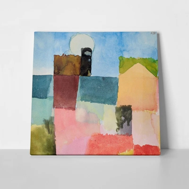Πίνακας σε καμβά PAUL KLEE - MOONRISE OVER ST GERMAIN