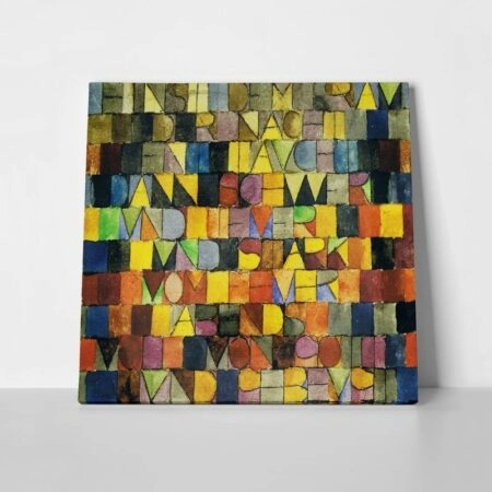 Πίνακας σε καμβά PAUL KLEE - ONCE EMERGED FROM THE GREY OF NIGHT - Paul Klee Sticky 1