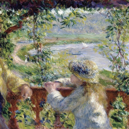 Πινακας σε καμβά RENOIR - BY THE WATER - Pierre Auguste Renoir Sticky 5
