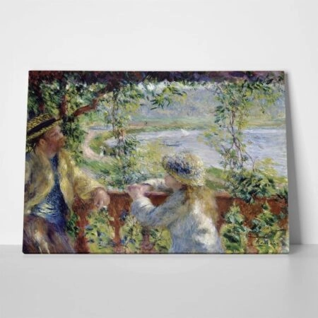 Πινακας σε καμβά RENOIR - BY THE WATER - Pierre Auguste Renoir