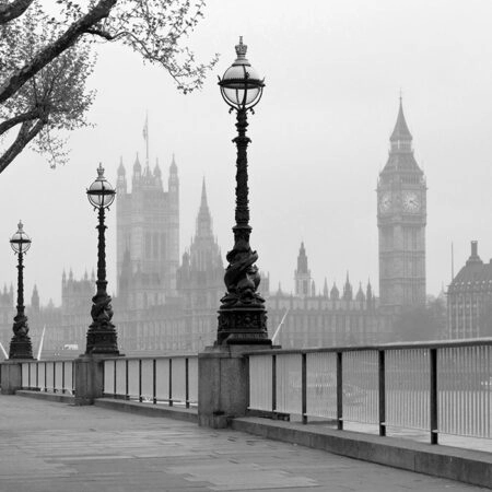 Πινακας σε καμβά RETRO LONDON - Λονδινο Sticky 8