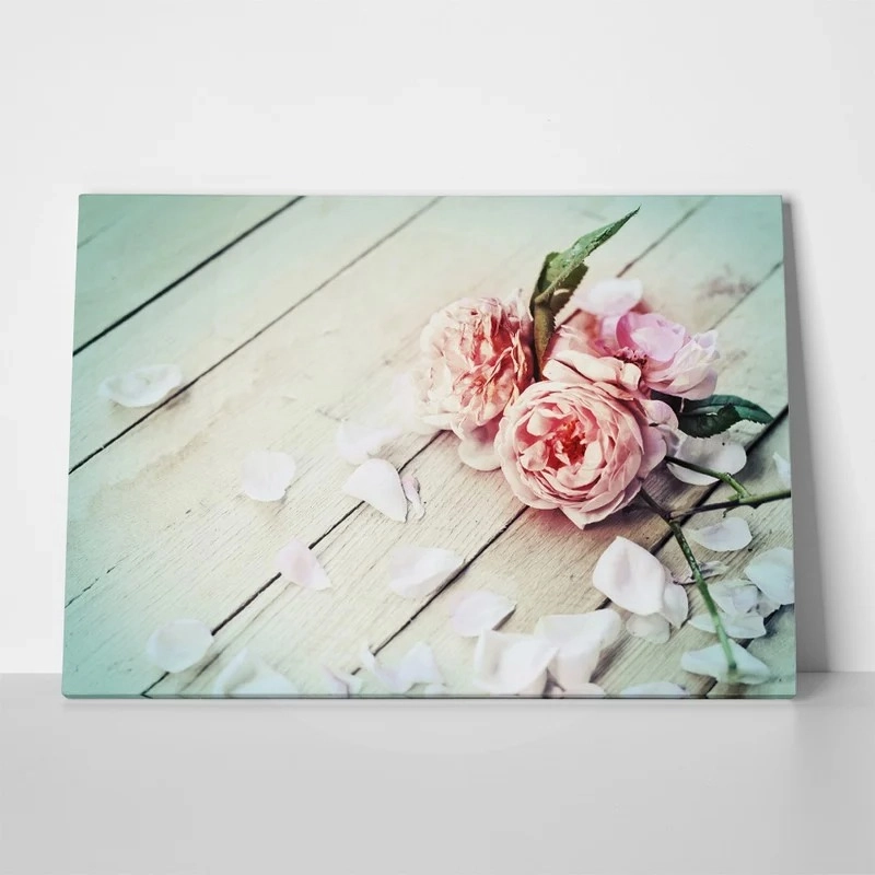 Πινακας σε καμβά ROMANTIC BEAUTIFUL ROSES