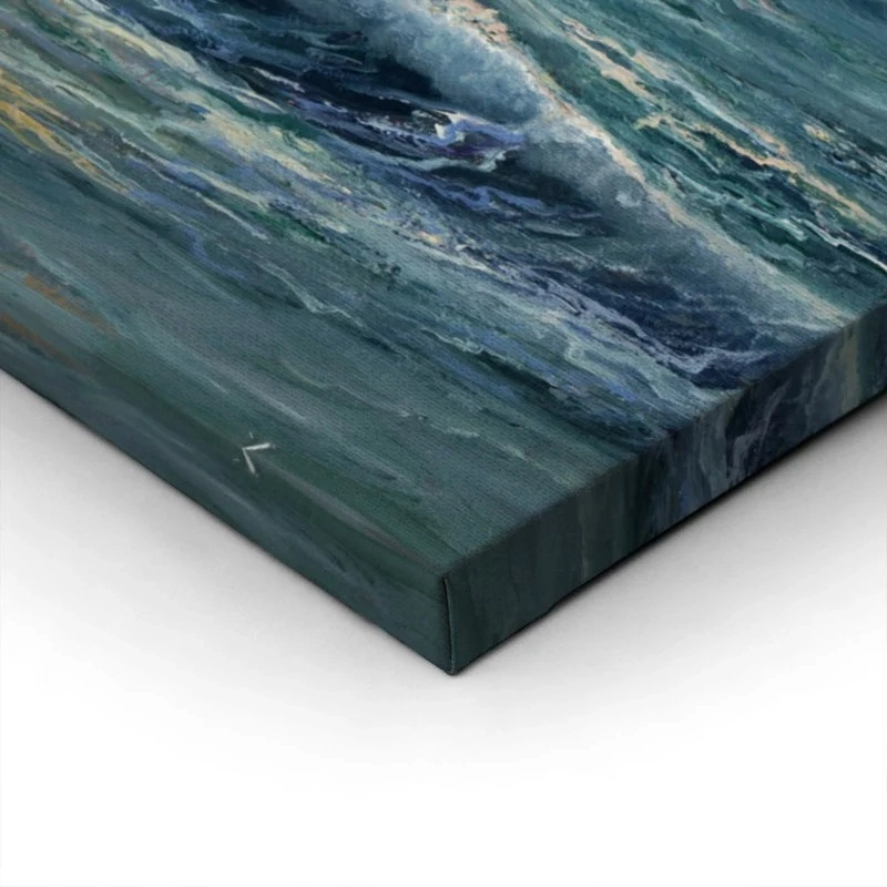 Πινακας σε καμβά SEA SHORE OIL PAINTING