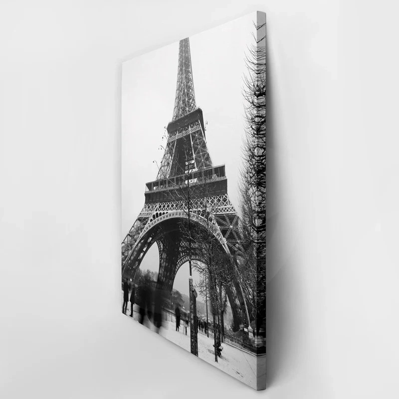 Πινακας σε καμβά SNOW EIFFEL