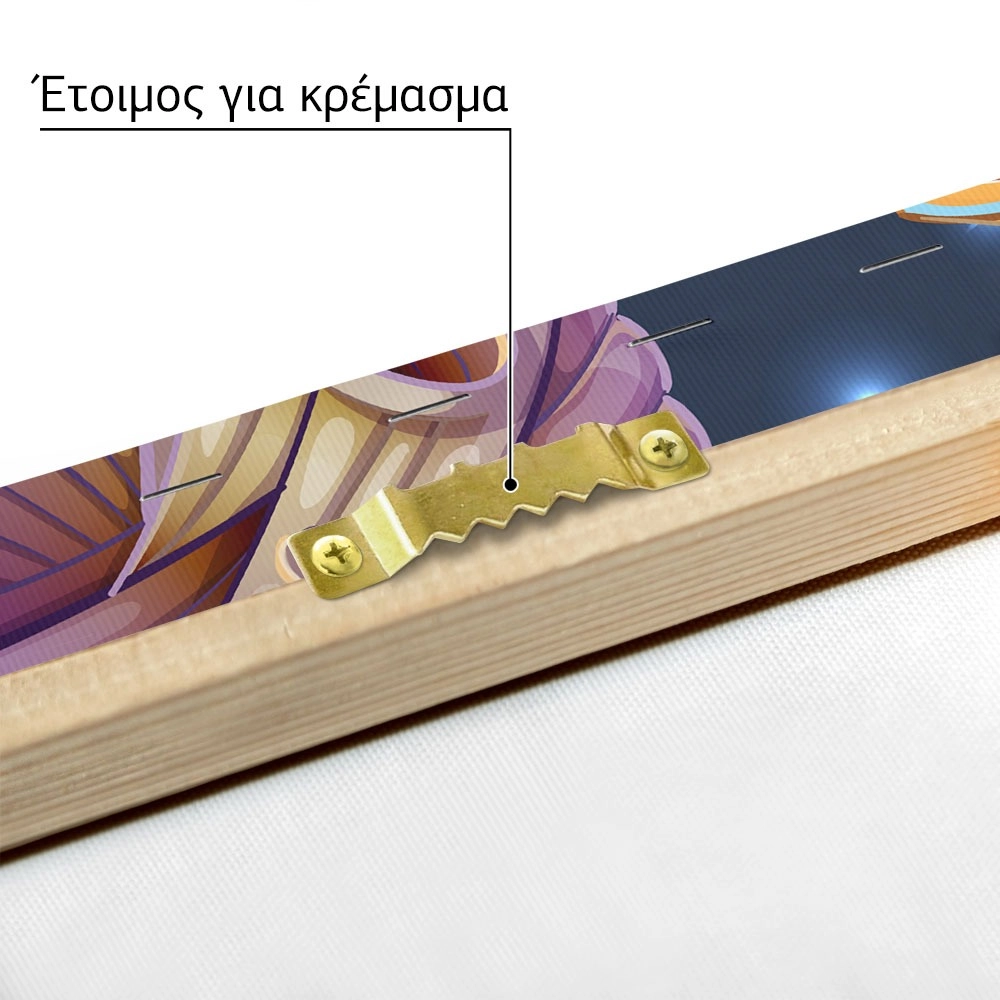 Πίνακας σε καμβά SOLAR SYSTEM COMIC