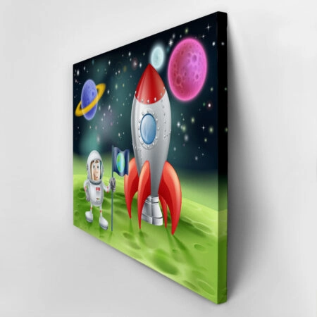 Πινακας σε καμβά SPACE - Παιδικοι και set Sticky 2