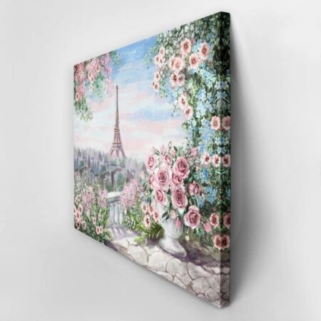 Πινακας σε καμβά SUMMER IN PARIS PAINTING - Παρισι Sticky 2