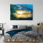 Πινακας σε καμβά SUNSET WAVE