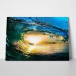 Πινακας σε καμβά SUNSET WAVE