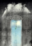 Πινακας σε καμβά SURREAL GOOD AND BAD WEATHER
