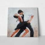 Πίνακας σε καμβά TANGO DANCERS 4