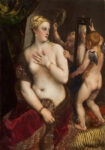 Πινακας σε καμβά TITIAN - VENUS MIRROR