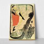 Πινακας σε καμβά TOULOUSE LAUTREC - JANE AVRIL