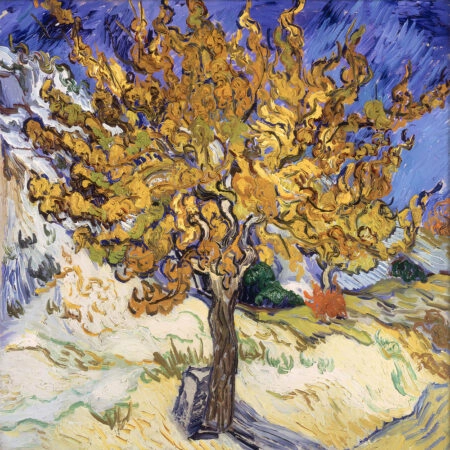 Πίνακας Τετράγωνος VAN GOGH - MULBERRY TREE - Vincent Van Gogh Sticky 6