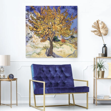 Πίνακας Τετράγωνος VAN GOGH - MULBERRY TREE - Vincent Van Gogh