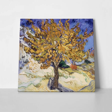 Πίνακας Τετράγωνος VAN GOGH - MULBERRY TREE - Vincent Van Gogh Sticky 1
