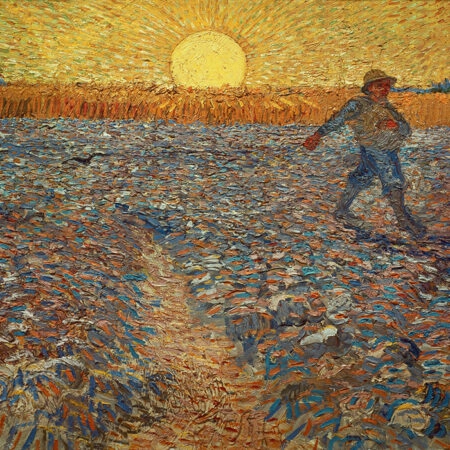 Πινακας σε καμβά VAN GOGH - THE SOWER - Vincent Van Gogh Sticky 6