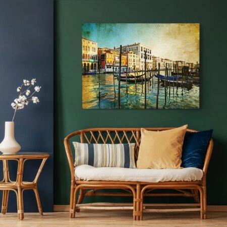 Πινακας σε καμβά VENICE 2 - Παραθαλασσιες πολεις και χωρια