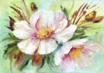 Πινακας σε καμβά WILD PEONIES