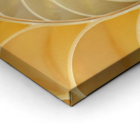 Πινακας σε καμβά YELLOW SHELL - Κοχυλια Sticky 4