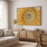 Πινακας σε καμβά YELLOW SHELL