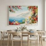 Πινακας σε καμβά HOUSE NEAR SEA 4