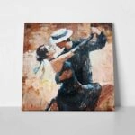 Πίνακας σε καμβά TANGO DANCERS