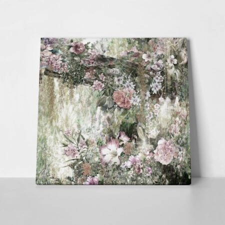 Πίνακας σε καμβά ABSTRACT FLOWERS 2 - Floral - Λουλουδια