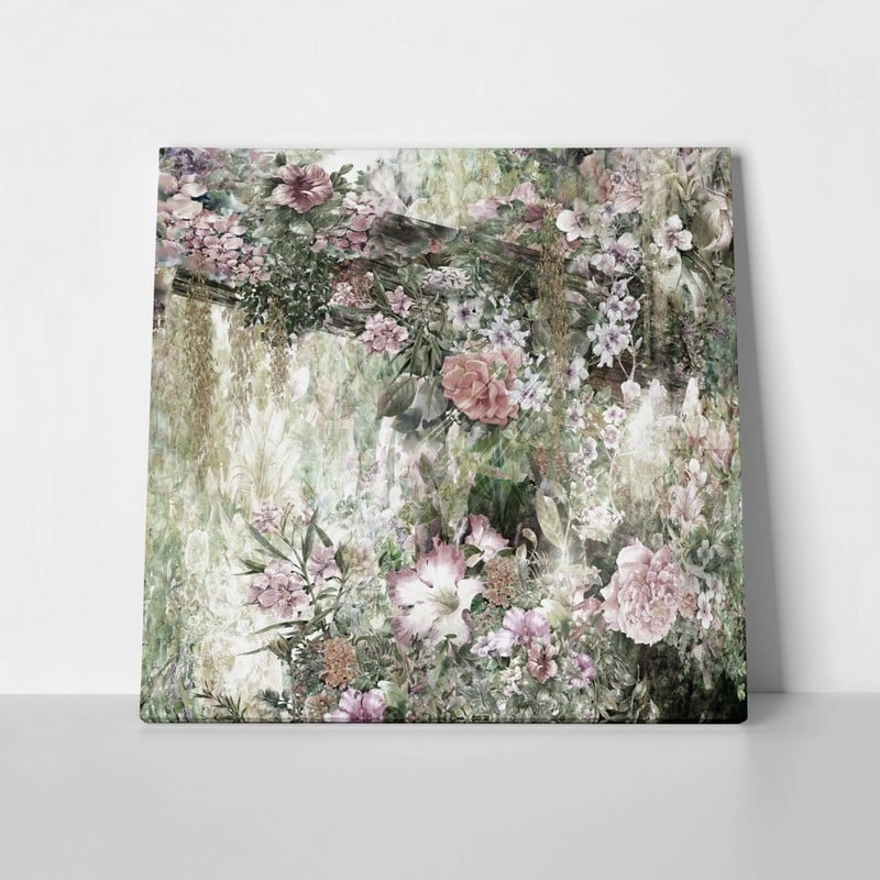 Πίνακας σε καμβά ABSTRACT FLOWERS 2