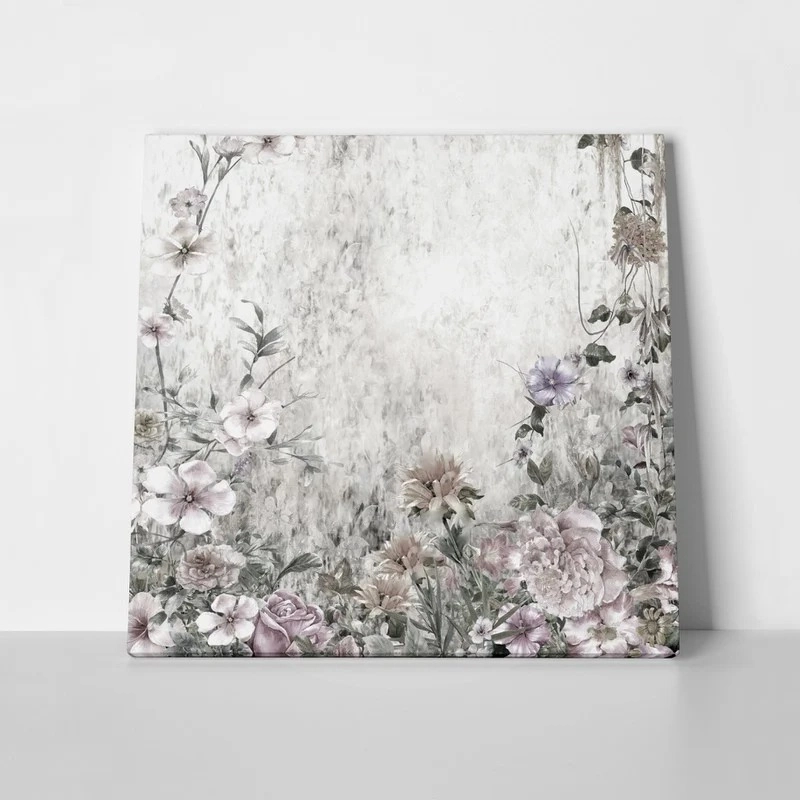 Πίνακας σε καμβά ABSTRACT FLOWERS 3