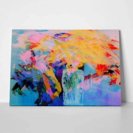 Πινακας σε καμβά ABSTRACT PAINTING ON GLASS - Αφηρημενα και Abstract