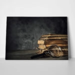 Πινακας σε καμβά ANTIQUE BOOKS