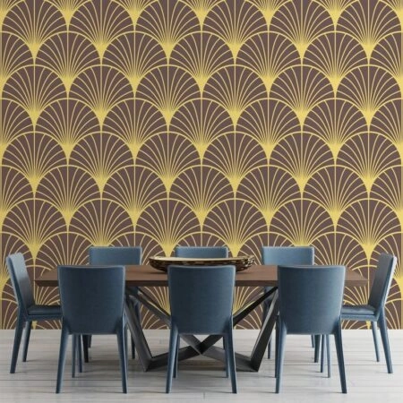 Αυτοκόλλητη Ταπετσαρία τοίχου ART DECO PATTERN - Μοτίβα