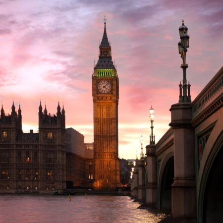 Πινακας σε καμβά BIG BEN - Λονδινο Sticky 4