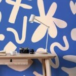 Αυτοκόλλητη Ταπετσαρία τοίχου BLEU MATISSE STYLE SYMBOLS