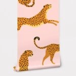 Αυτοκόλλητη Ταπετσαρία τοίχου CHEETAH PATTERN