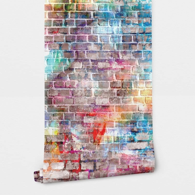 Αυτοκόλλητη Ταπετσαρία τοίχου COLORED WALL