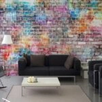 Αυτοκόλλητη Ταπετσαρία τοίχου COLORED WALL