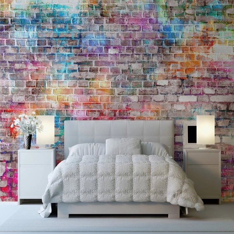 Αυτοκόλλητη Ταπετσαρία τοίχου COLORED WALL
