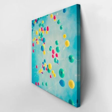 Πίνακας σε καμβά COLORFUL BALLOONS - Ουρανος - Καιρικα φαινομενα Sticky 1