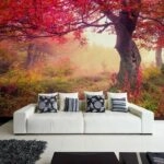 Αυτοκόλλητη Ταπετσαρία τοίχου COLOURFUL AUTUMN