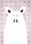 Πινακας σε καμβά CUTE PIG