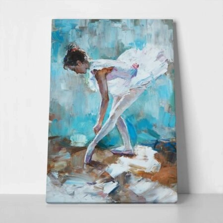 Πινακας σε καμβά CUTE BALLERINA DANCING - Χορος