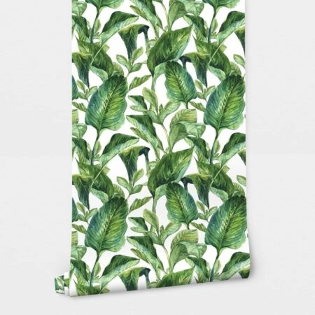 Αυτοκόλλητη Ταπετσαρία τοίχου KALO LEAVES - Tropical Sticky 2
