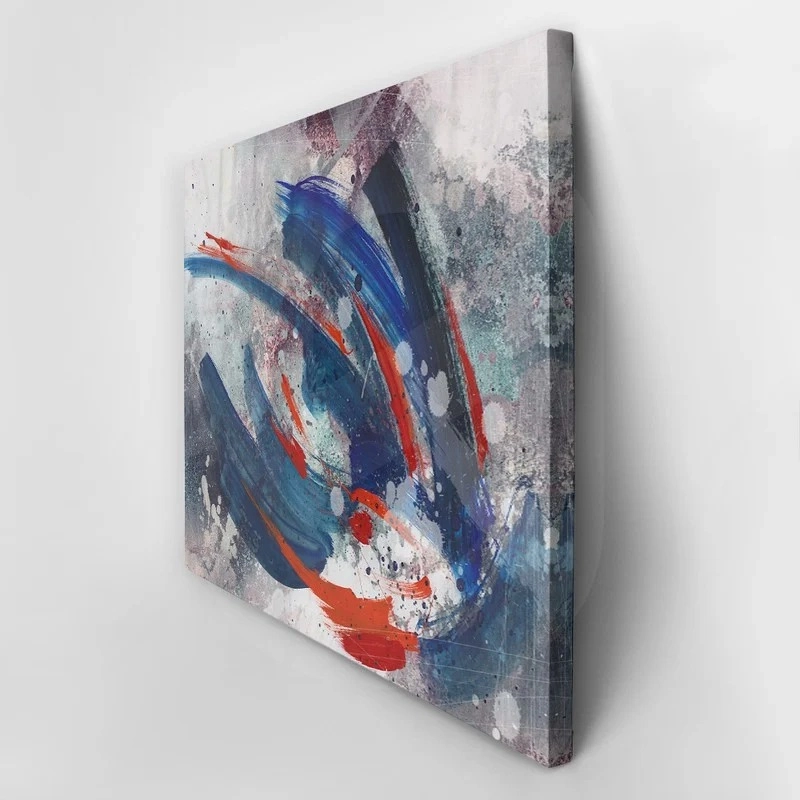 Πινακας σε καμβά EXPRESSIVE BRUSH STROKES