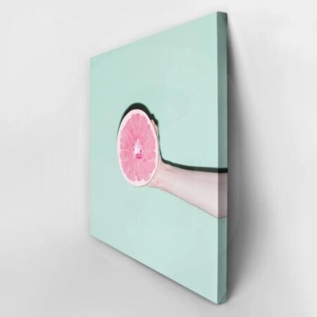 Πίνακας σε καμβά FLUO 7 - Food and Drink Sticky 2