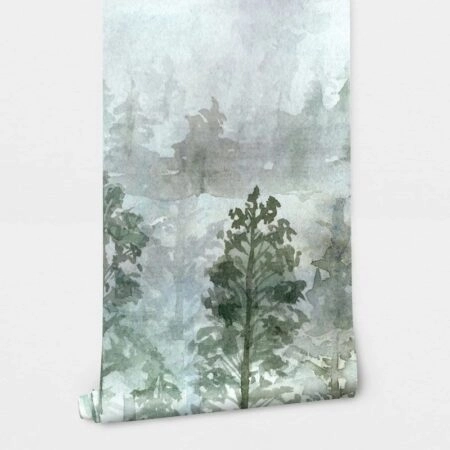 Αυτοκόλλητη Ταπετσαρία τοίχου FOG IN FOREST - Τοπία Sticky 2