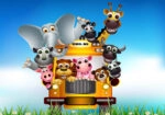Πινακας σε καμβά FUNNY ANIMALS