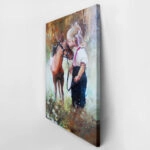 Πίνακας GIRL AND PONY