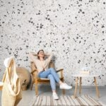 Αυτοκόλλητη Ταπετσαρία τοίχου GREY TONES TERRAZZO